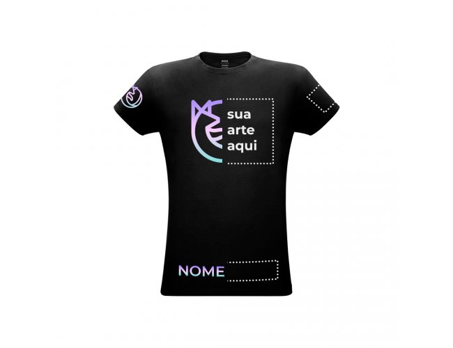 Camiseta Unissex Colorida Algodo (170g/m) P, M, G, GG, XGG