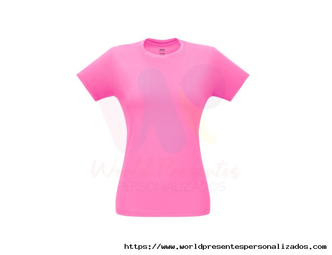 Camiseta Feminina Colorida Algodo (165g/m) P, M, G, GG