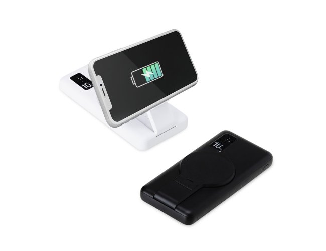 Power Bank 10.000mah Com Carregamento Via Induo Ou Via Cabo