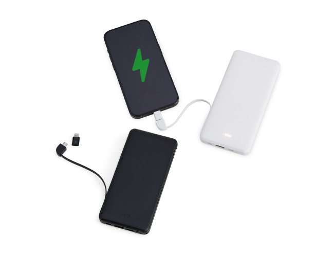 Power Bank 10.000mah Com Indicador Led